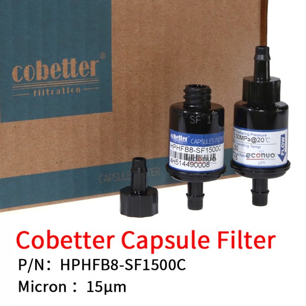 Original Cobetter 2 way  15 Micron for Konica 1024A Head Capsule Filter HPHFB8-SF1500C