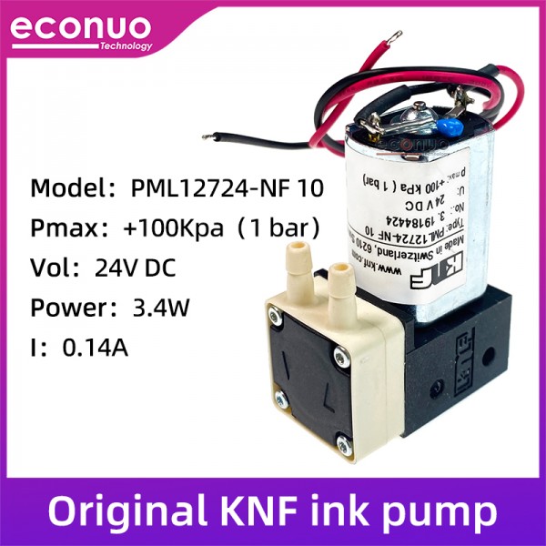 KNF Small Ink pump PML12724 -NF 10 24V DC  3.4W For  Efi Raster/Vutek Flora Printer