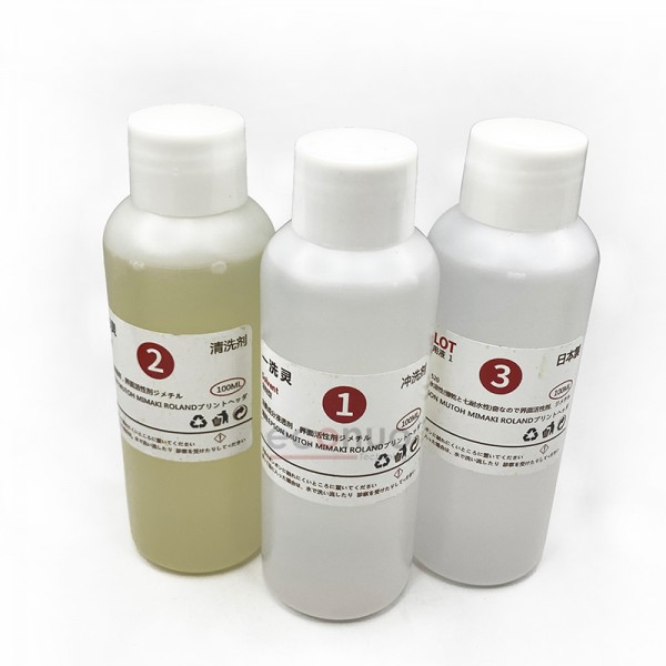 Eco Solvent Special Cleaning Liquid Full Set